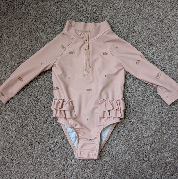 Carter's Other - Carter's Baby Rash Guard Swimsuit with Sun Rainbow Pattern